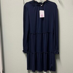 LulaRoe Annabelle Navy Blue Women's Dress
